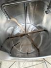 Used DCI Jacketed Mix Tank, Approximate 750 Gallon, 316 Stainless Steel, Vertical. Approximate 53.75