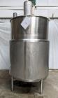 Used DCI Jacketed Mix Tank, Approximate 750 Gallon, 316 Stainless Steel, Vertical. Approximate 53.75