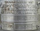 Used Dairy Craft Tank, 500 Gallon, 304 stainless steel, vertical. 60