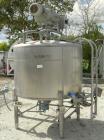 Used- Dairy Craft Tank, 500 Gallon, 304 Stainless Steel, Vertical. 60