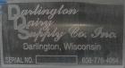 USED: Darlington Dairy Supply Co tank, 745 gallon, 304 stainless steel, vertical. 56