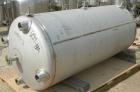 Used Four Corp pressure tank, 525 gallon, 316 stainless steel, vertical. 42