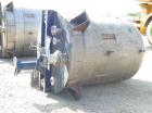 Used H. Pontifex & Sons Jacketed Mix Tank, 900 gallon, 304 stainless steel, vertical. 60