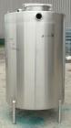 Used Hartel Tank, 500 Gallon, 304 Stainless Steel, Vertical. 48