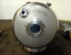 Used Hebeler Pressure Tank, 700 Gallon, 304L Stainless Steel, Vertical. 48