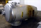 Used Hebeler Pressure Tank, 700 Gallon, 304L Stainless Steel, Vertical. 48
