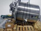 Used Lee Industries Pressure Tank, 525 Gallon, Model 525 DBT. Stainless steel construction, approximately 4' diameter x 4' straight side, dish top and bottom. Internal rated 15 psi & Full Vacuum at 2...