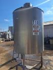 Used Lee 500 Gallon Jacketed Stainless Tank – Double Motion Agitation, 100 PSI, 3-Zone, 304 SS, 7.5 HP Drive