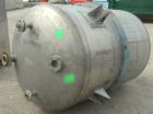 Used Lee Metal Products Pressure Tank, 500 gallon, 316 stainless steel, vertical. 48