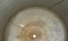 Used Lee Metal Products Pressure Tank, 500 gallon, model DBT, 316 stainless steel, vertical. Approximate 48