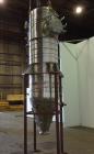 Used- Mid-States Contracting Pressure Tank/Filter, 304 Stainless Steel.