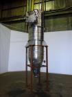 Used- Mid-States Contracting Pressure Tank/Filter, 304 Stainless Steel.