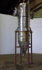 Used- Mid-States Contracting Pressure Tank/Filter, 304 Stainless Steel.
