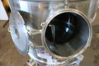 Used Mojonnier Brothers Tank, Size 443, Approximately 700 Gallons, 304 Stainless Steel, Vertical. Approximately 54