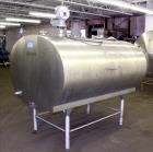 Used Mueller Cooling Tank, 500 Gallons, 304 Stainless Steel, Horizontal. Approximately 56