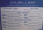 Unused- Mueller Pressure Tank, 500 Gallon, Model 
