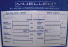 Unused- Mueller Pressure Tank, 500 Gallon, Model 