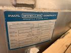 Used Mueller Model 2000 Liter F. 528 Gallons Stainless Steel Tank