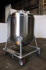 Used Mueller Pressure Tank, 2500 Liter(660.43) Gallon, Model Z 2500, 316L Stainless Steel, Vertical. 60