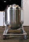 Used Mueller Pressure Tank, 2500 Liter(660.43) Gallon, Model Z 2500, 316L Stainless Steel, Vertical. 60