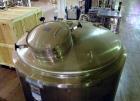 Used 2500 Liter Stainless Steel Mueller Water Jacketed Tank