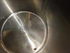 Used Tank, Approximately 1,100 Gallon, 304 Stainless Steel, Vertical.