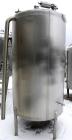 Used Lake Process Systems Tank, 500 gallon, model LPS-500, 304 stainless steel, vertical. 44