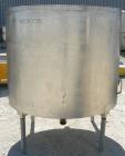 Used - Tank, 600 gallon, 316 stainless steel, vertical. 60