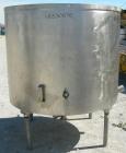 Used - Tank, 600 gallon, 316 stainless steel, vertical. 60