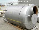 Used Tank, 900 Gallon, 304 Stainless Steel, Vertical. Approximately 60