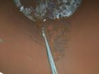 Used Tank, 900 Gallon, 304 Stainless Steel, Vertical. Approximately 60