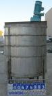 Used Tank, 700 gallon, 304 stainless steel, vertical. 58