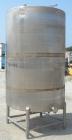 Used Tank, 825 Gallon, 304 Stainless Steel, Vertical. Approximately 55-1/2
