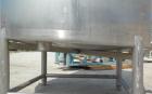 Used Tank, 825 Gallon, 304 Stainless Steel, Vertical. Approximately 55-1/2