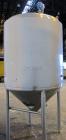 Used Tank, 500 Gallon, 316 Stainless Steel, Vertical. 52
