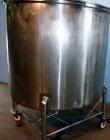 Used 500 Gallon Tank.Stainless steel dish bottom, portable.