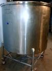 Used 500 Gallon Tank.Stainless steel dish bottom, portable.