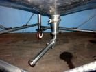 Used 500 Gallon Tank.Stainless steel dish bottom, portable.