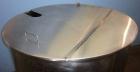 Used 500 Gallon Tank.Stainless steel dish bottom, portable.