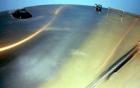 Used 500 Gallon Tank.Stainless steel dish bottom, portable.