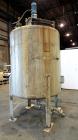 Used Tank, 750 Gallon, 316 Stainless Steel, Vertical. Approximate 60