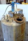 Used Tank, 750 Gallon, 316 Stainless Steel, Vertical. Approximate 60
