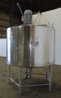 Used Walker Stainless Jacketed Tank, Model PZ-CB, 800 Gallon, 316 Stainless Ste