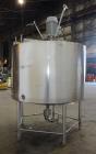 Used Walker Stainless Jacketed Tank, Model PZ-CB, 800 Gallon, 316 Stainless Ste