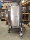 Used- 560 Gallon Perma-San, Model 560OVC Stainless Steel Tank. 4'2" diameter x 4'10" T/T. Open top and dish bottom, 7'11" OA...