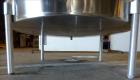 Used Perma-San Mixing Tank, 650 Gallon, 316 Stainless Steel, Vertical.