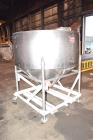 Used Perma-San Tank, 540 Gallon, Model CVC, 316 Stainless Steel, Vertical. 66