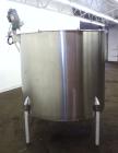 Used Perma-San Tank, 650 Gallons, Model OVS, 316 Stainless Steel, Vertical. Approximately 62