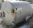 USED: Piersol Pine Mfg Co tank, 750 gallons, 304 stainless steel,vertical. 60