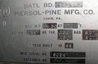 USED: Piersol Pine Mfg Co tank, 750 gallons, 304 stainless steel,vertical. 60